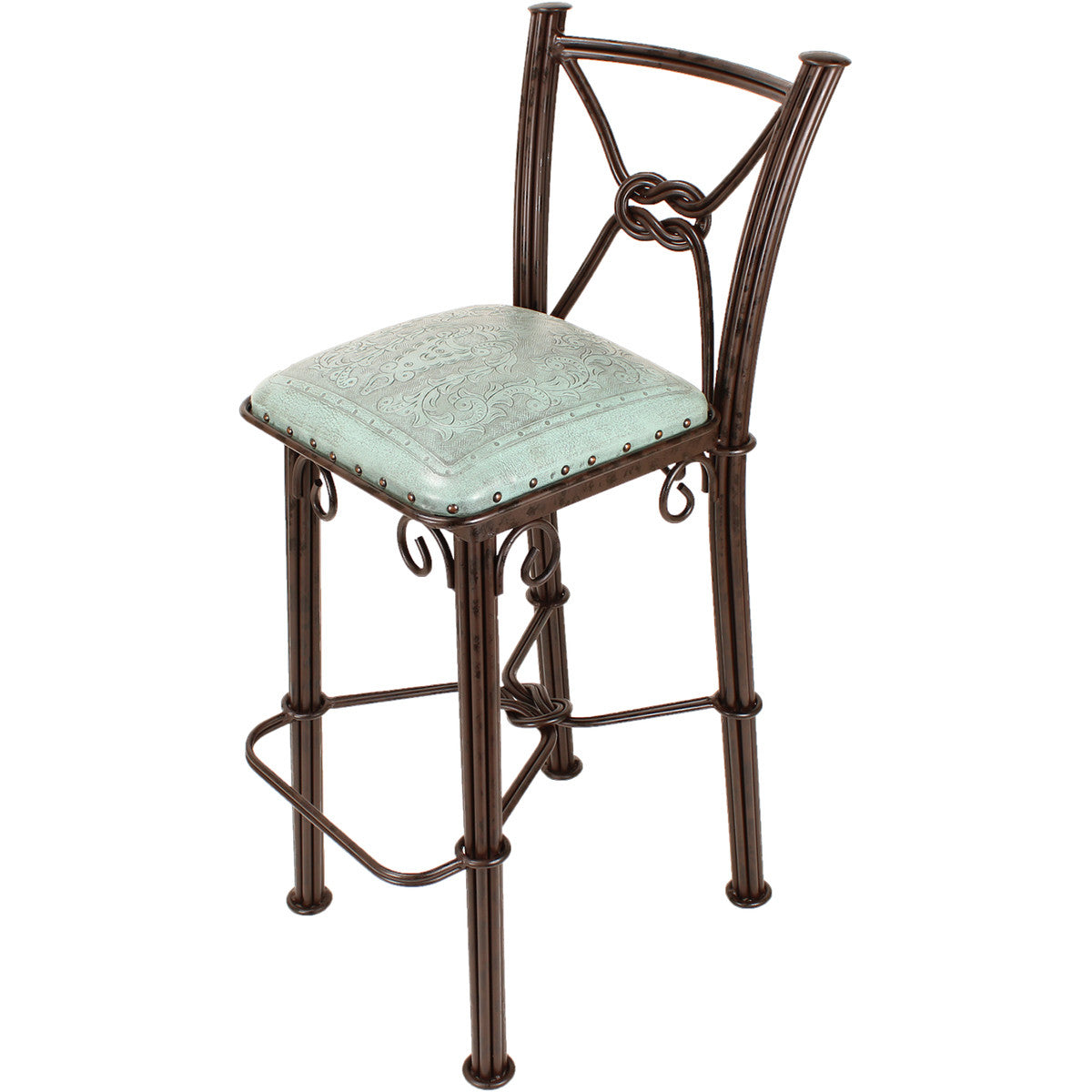 Coronado Barstool - Colonial Turquoise