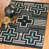 Bounty Turquoise Flint Rug - 8 x 11
