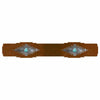 Desert Diamond Rug Rail with Turquoise - 24 Inch