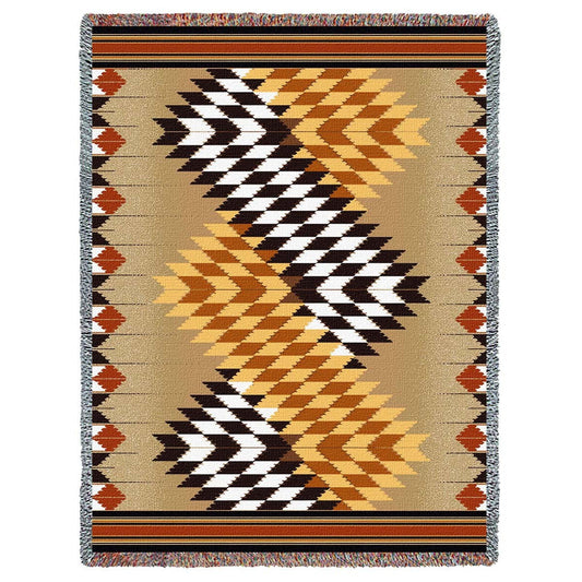 Whirlwind Sand Tapestry Throw
