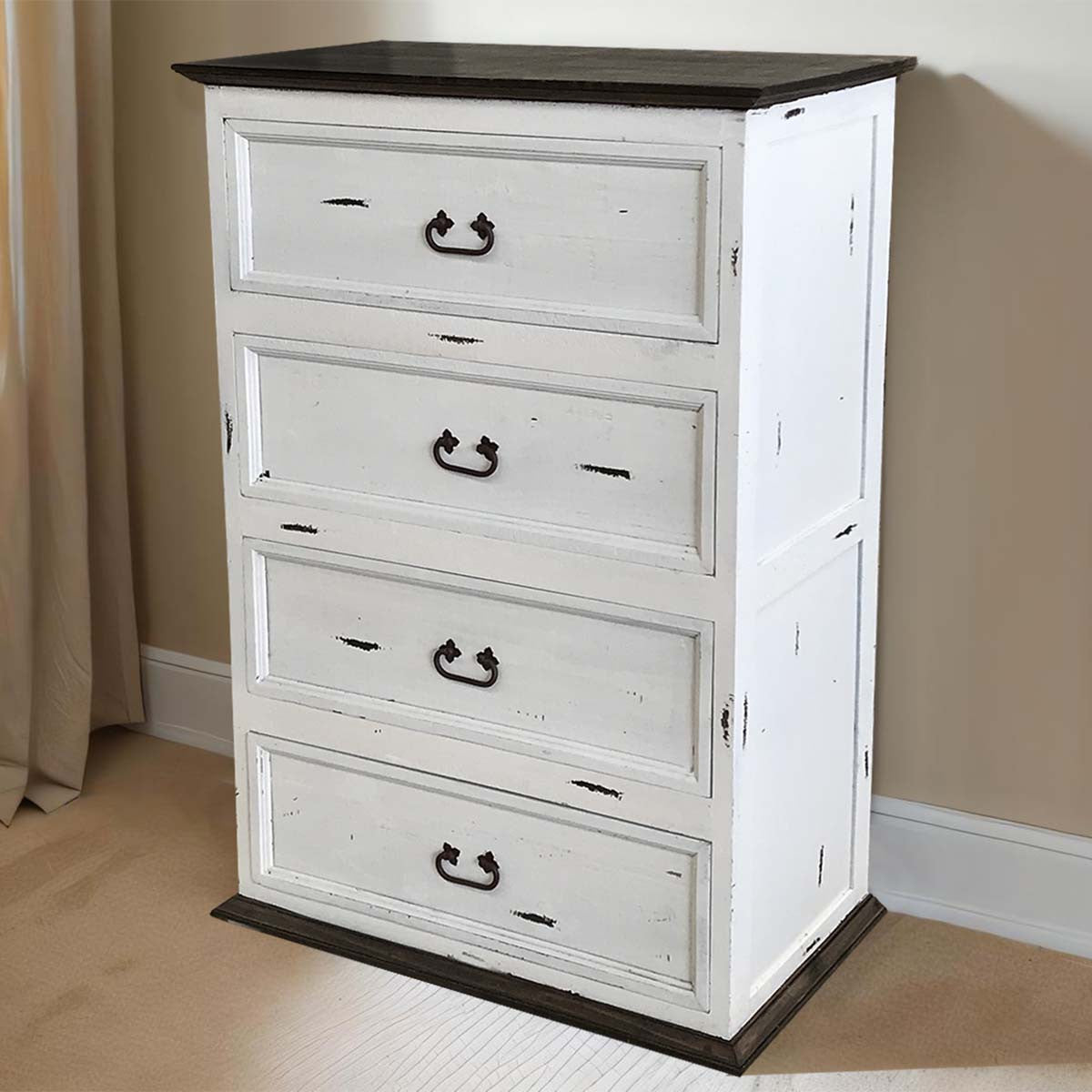 Classic White Chest of Drawers