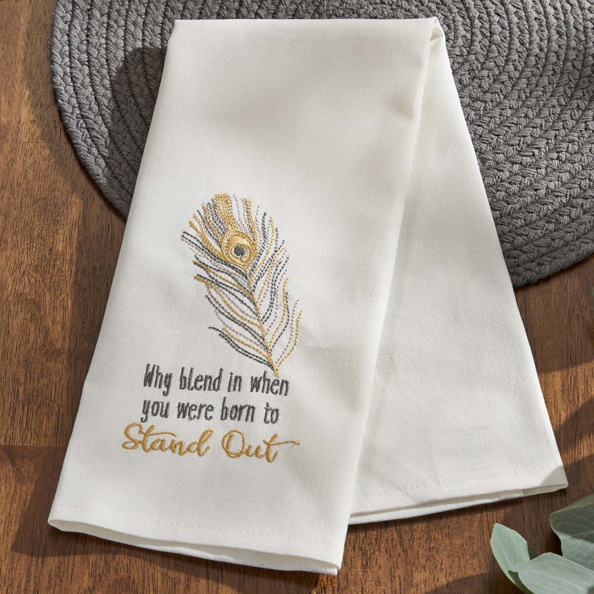 Stand Out Decorative Dishtowels - Set of 4