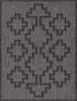 Kachina Gray Indoor/Outdoor Rug - 4 x 6