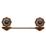 Round Copper Berry Hand Towel Bar