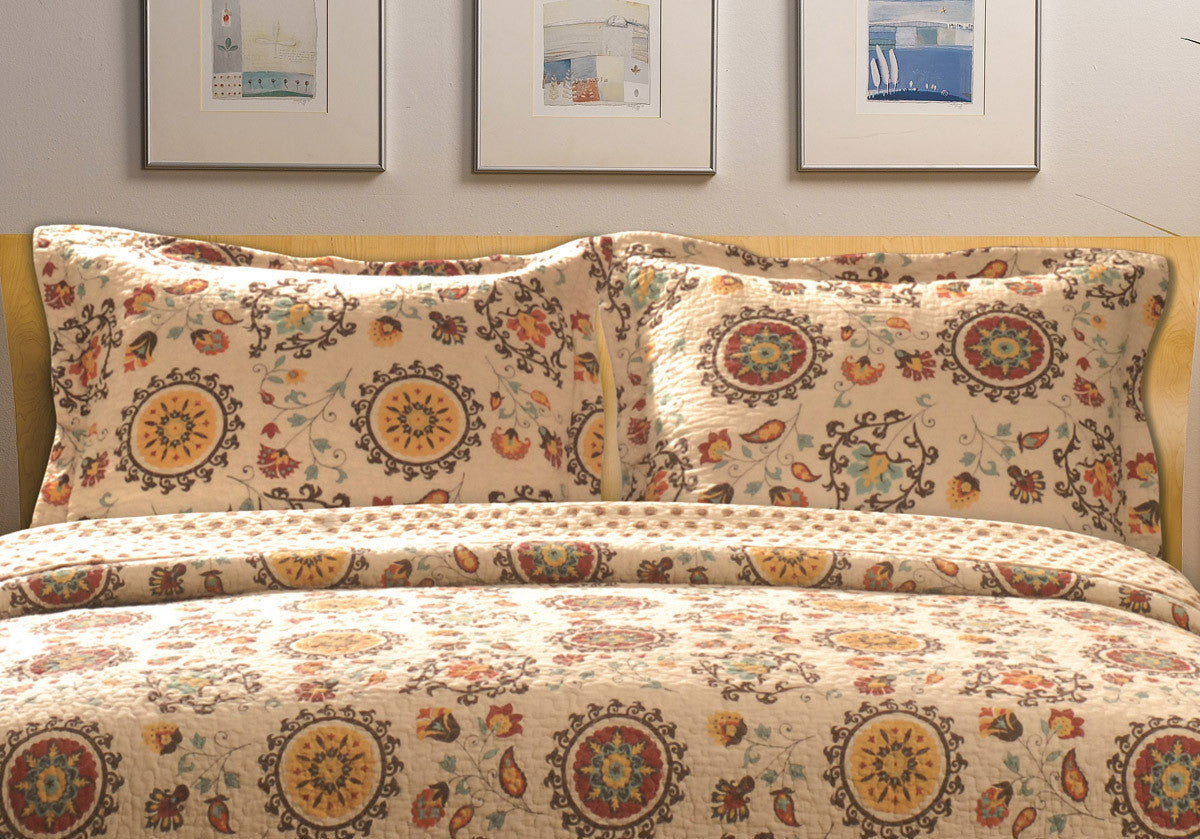 Western Medallions King Sham