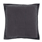 Charcoal Euro Sham - OVERSTOCK