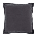Charcoal Euro Sham - OVERSTOCK