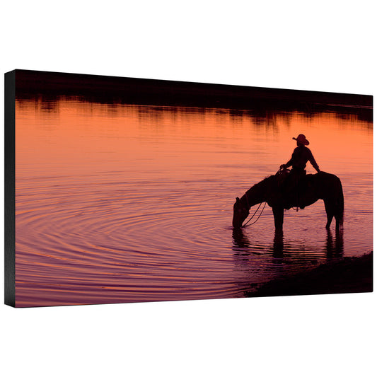 Texas Sunset Gallery Wrapped Canvas