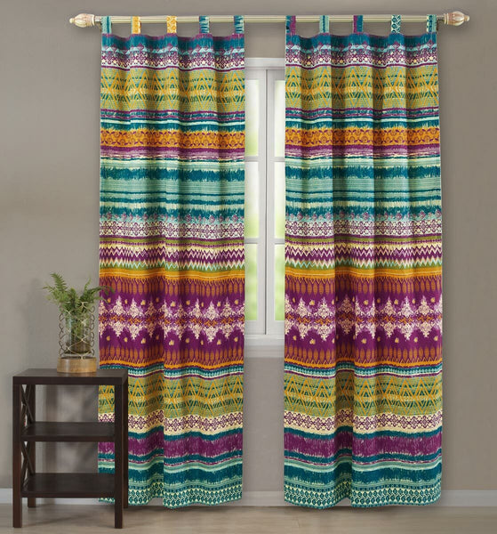 Fuchsia Tribal Drapes