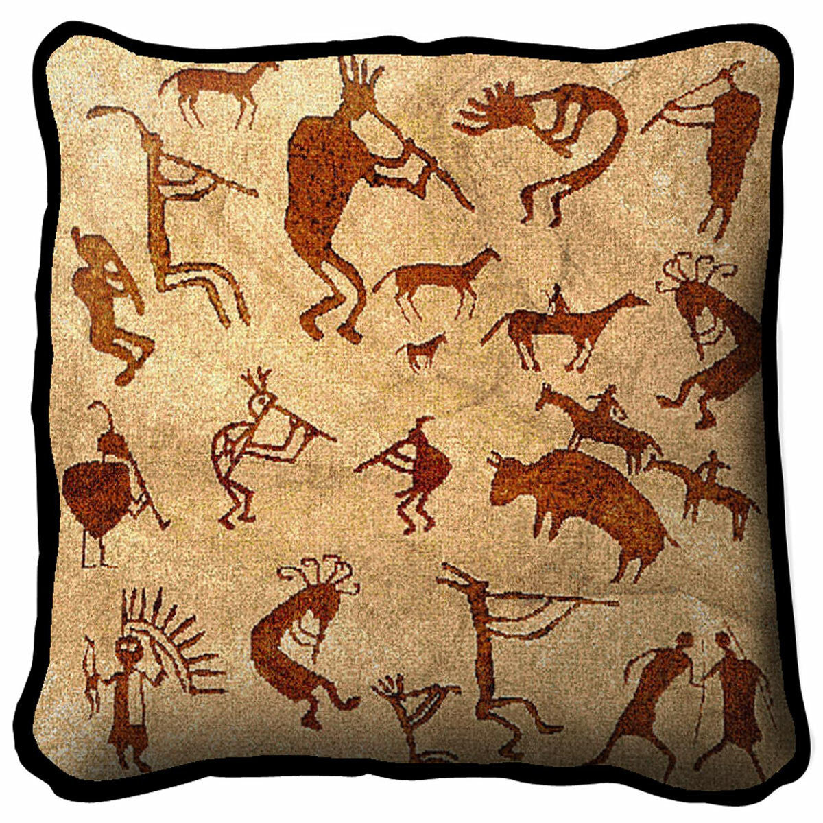 Southwest Petroglyphs Pillow Cover