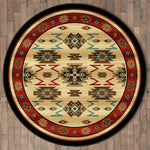 Fiery Gorge Canyon Rug - 8 Ft. Round
