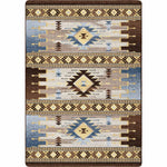 Sunset Path Blue Rug - 3 x 4