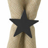 Simple Star Napkin Rings - Set of 4