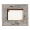 Equestrian Barnwood & Rust Mat 5 x 7 Landscape Frame