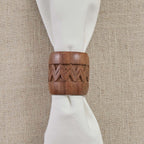 Desperado Carved Napkin Rings - Set of 4