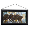 Eagle Profiles Stained Glass Art