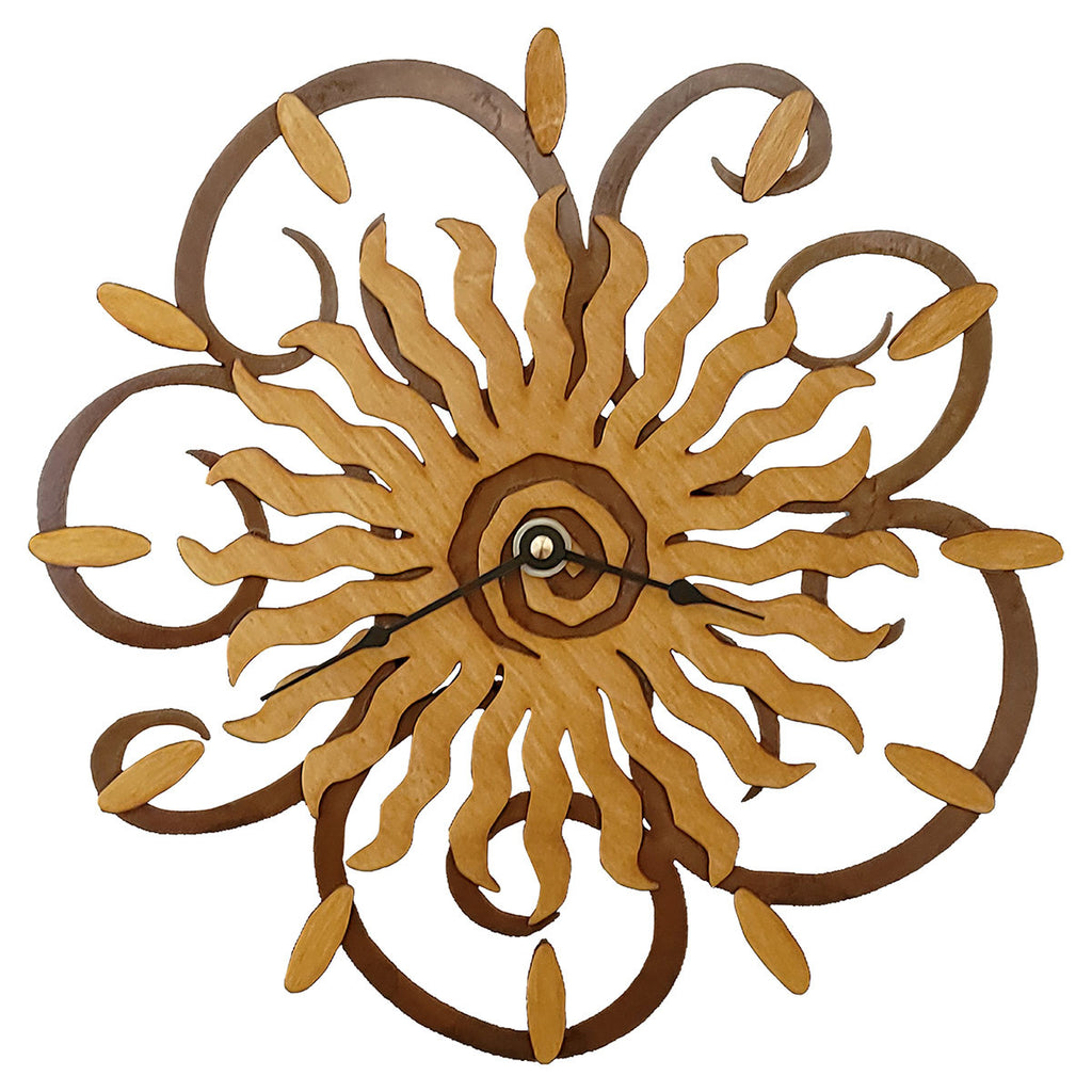 Desert Sun Wall Clock