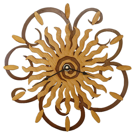 Desert Sun Wall Clock