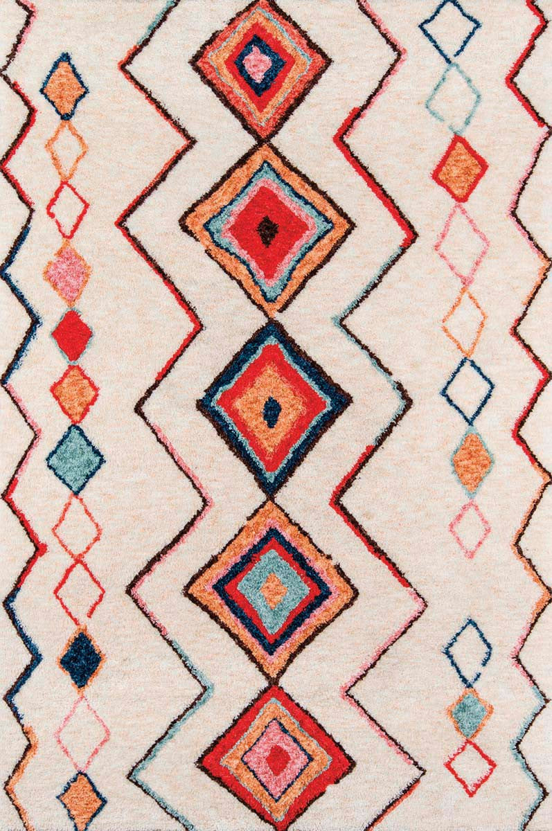 Triangle Trails Prism Rug - 2 x 8
