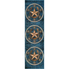 Lonestar Ranch Denim Blue Rug - 2 x 7