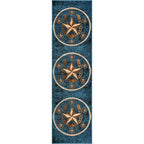 Lonestar Ranch Denim Blue Rug - 2 x 7