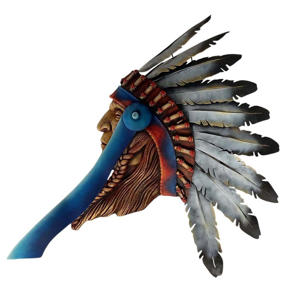 Azure Warrior's Honor Wall Art