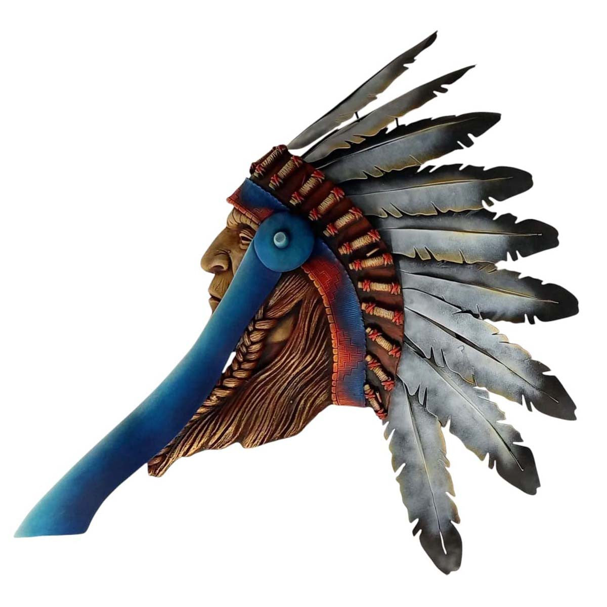 Azure Warrior's Honor Wall Art