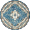 Sedona Nights Denim Rug - 8 Ft. Round