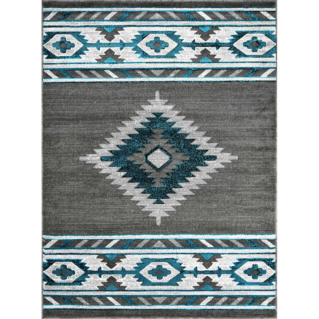 Hacienda Graphite Rug - 2 x 3