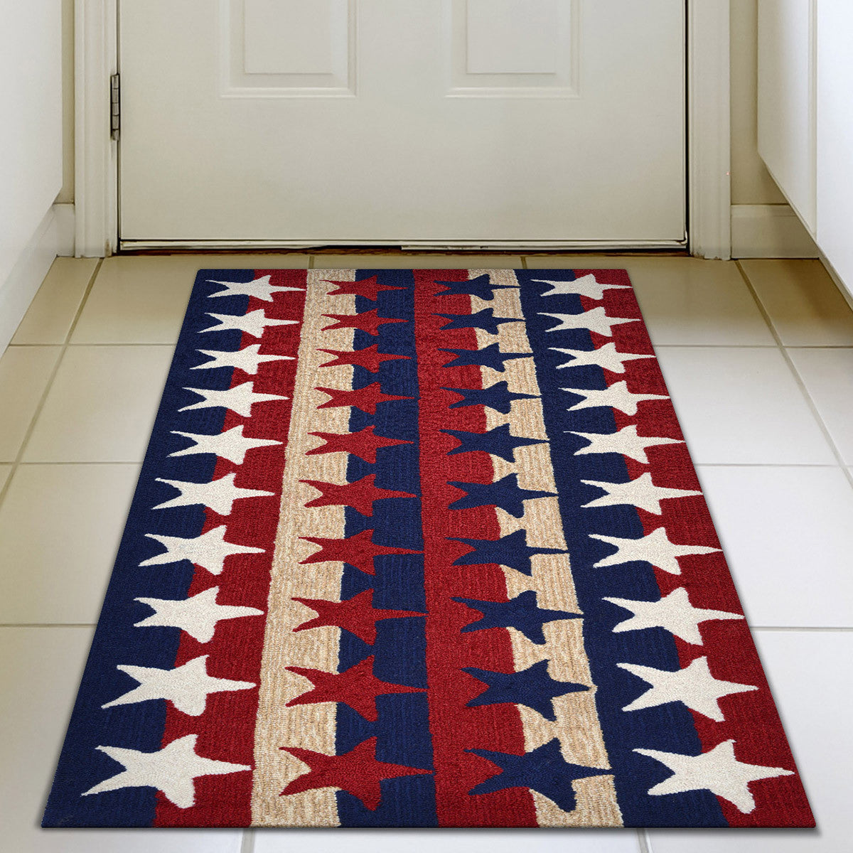Star Spangled Indoor/Outdoor Rug - 2 x 5