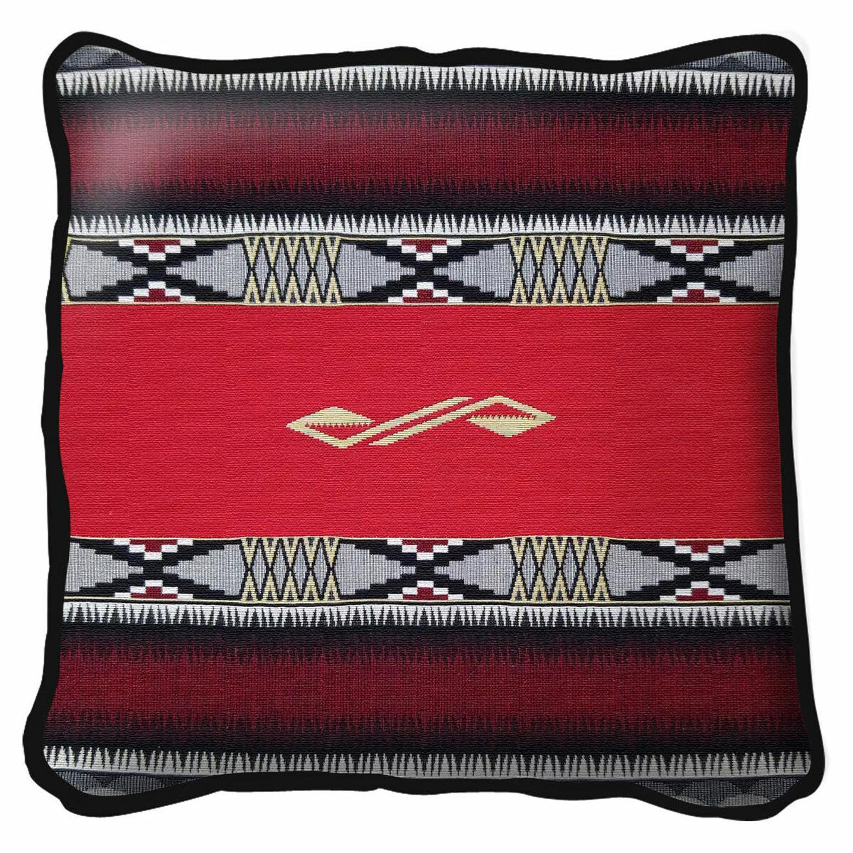 Concho Springs Red Pillow Cover