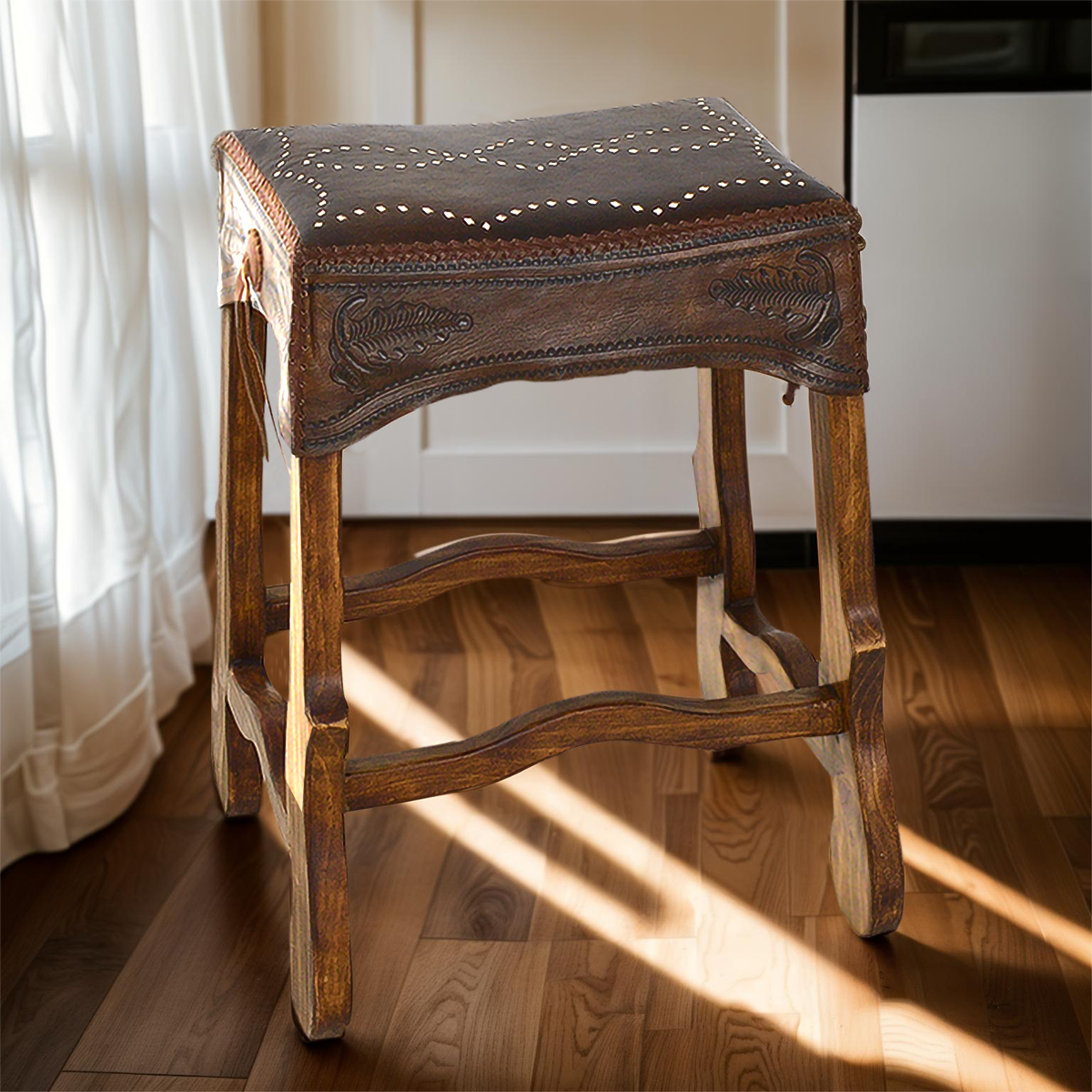 Leathercraft Barstool