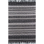 Terra Trail Black Indoor/Outdoor Rug - 5 x 8