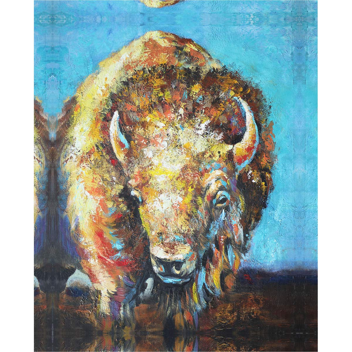 Buffalo Colors Wall Art