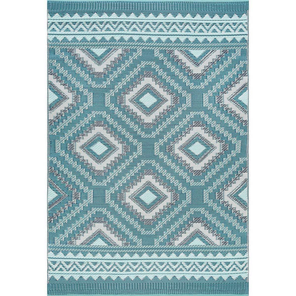 Chalco Blue Indoor/Outdoor Utility Mat - 9 x 12