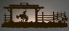 Bronc Back Lit Wall Art