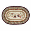 Cowboy Braided Oval Accent Rug