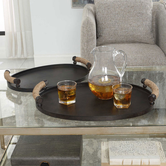 Westerners Oasis Trays - Set of 2