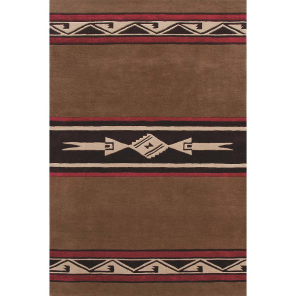 Pueblo Brown Rug - 6 x 9