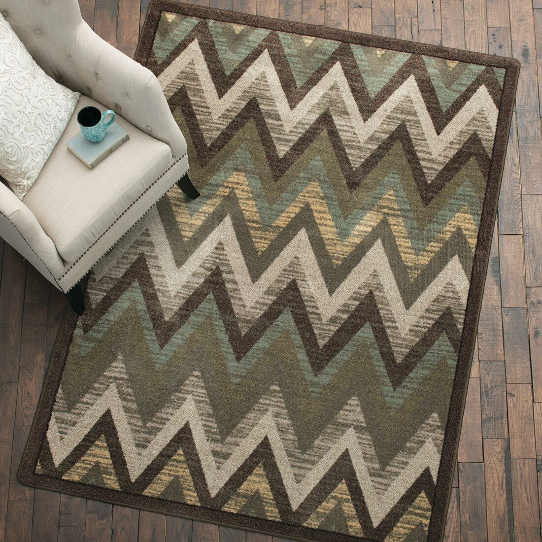 Rain Flame Rug - 4 x 5
