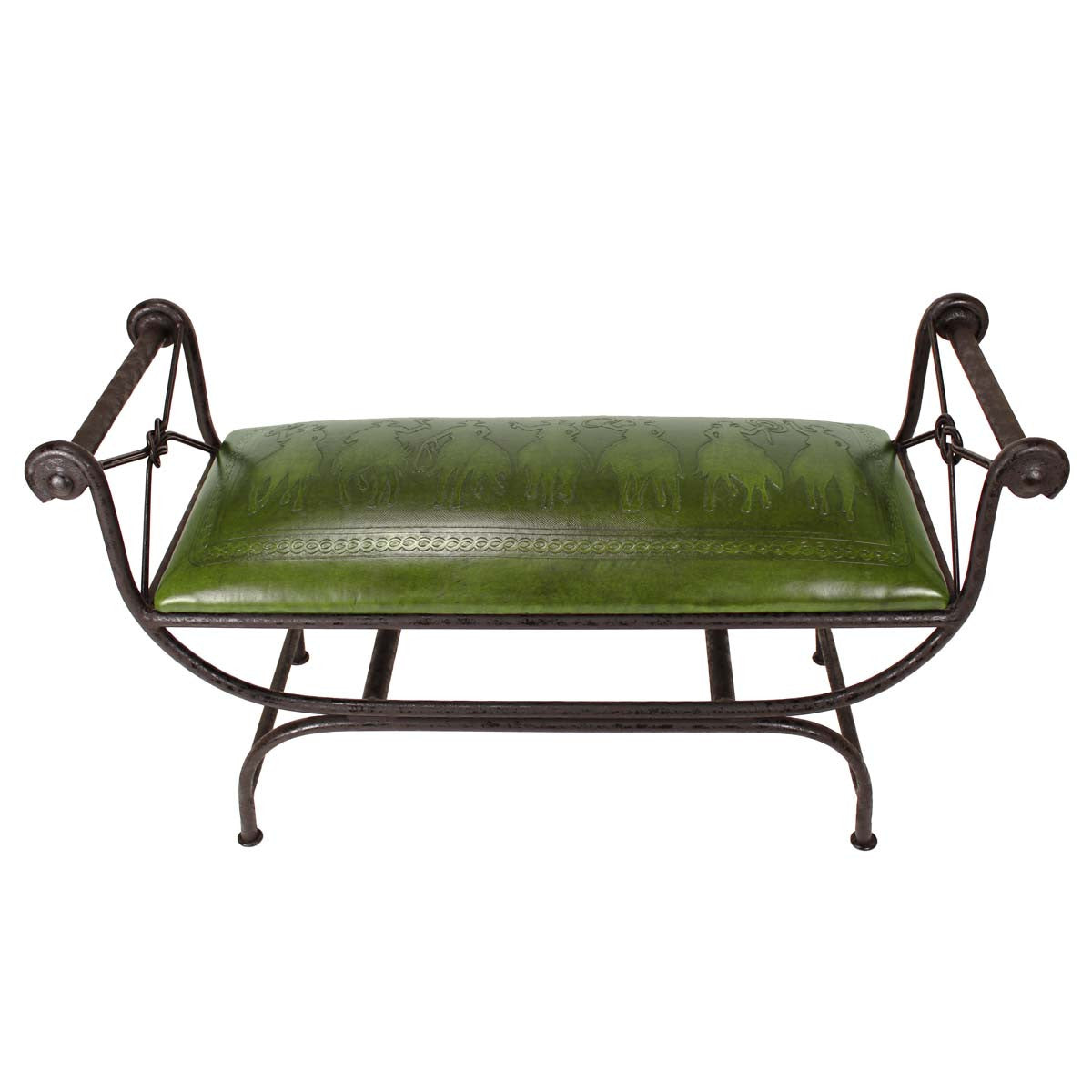 Coronado Double Vanity Bench - Posse Green