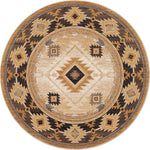Whiskey Gold Rush Rug - 8 Ft. Round