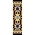 Sallisaw Blue Southwestern Rug - 2 x 8