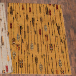 Feathered Arrows Beige Rug - 5 x 7