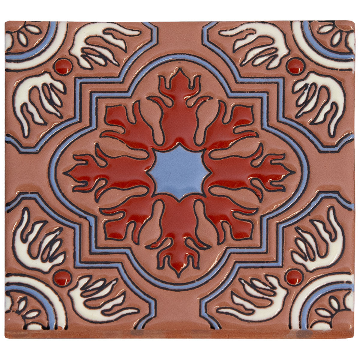 Puebla Clay Tiles - Set of 12