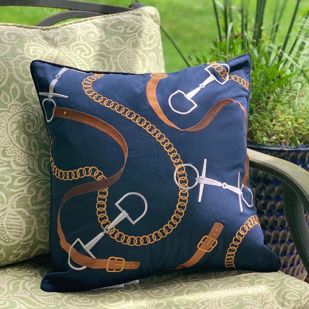 Navy Tack Pillow