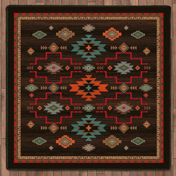 Southwest Canyon Rug - 8 Ft. Square