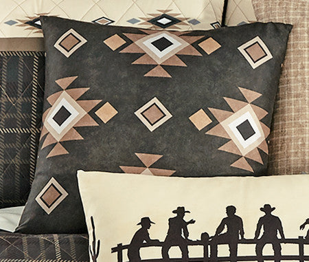 Sunset Ranch Diamonds Pillow