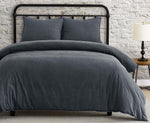 Charcoal Duvet Cover Set - Queen