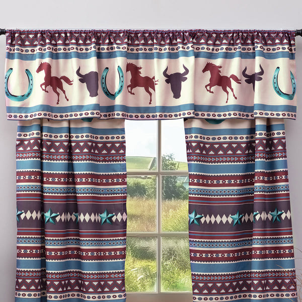Western Trails Lined Drapes - CLEARANCE